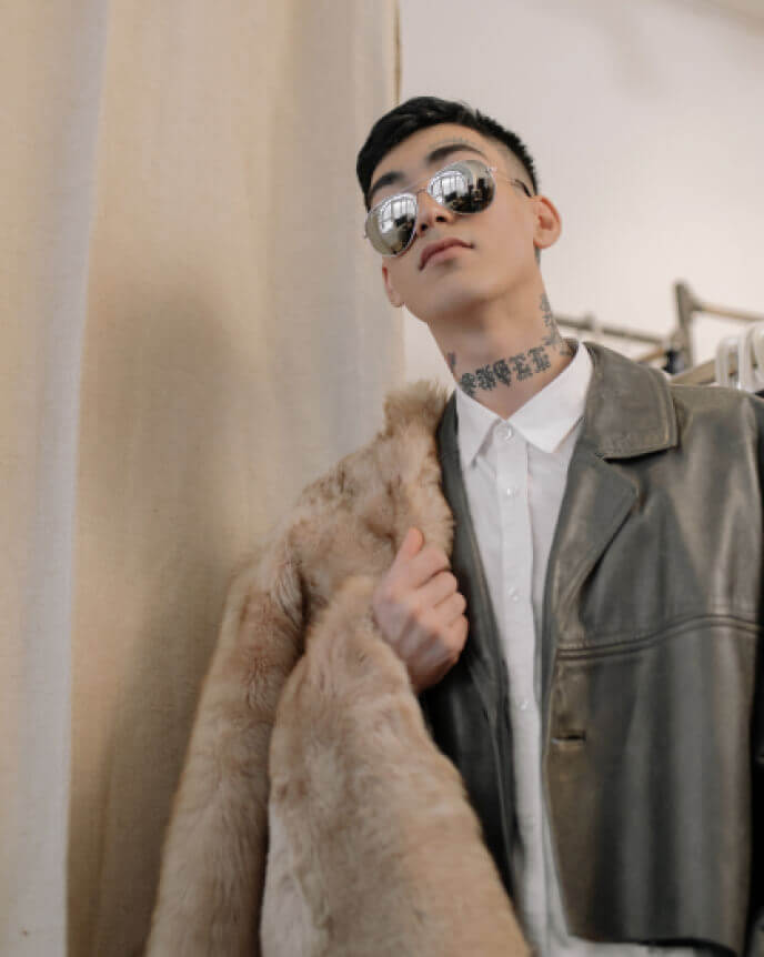 Leather Coat - Tanjavoor Athefe  Chennai